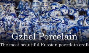 Gzhel porcelain