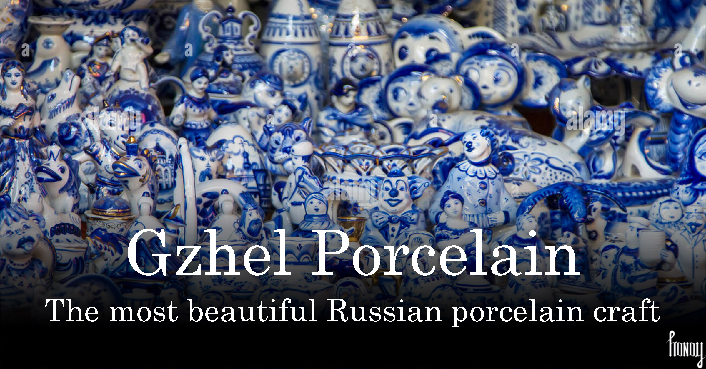 Gzhel porcelain