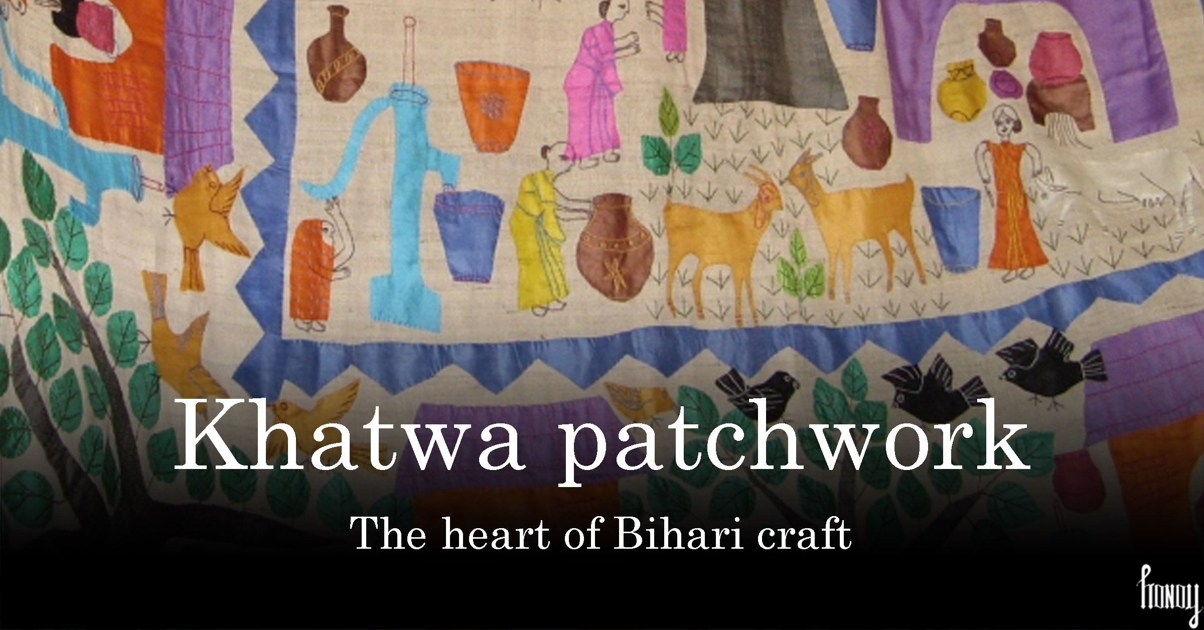 heart of Bihari craft Khatwa patchwork