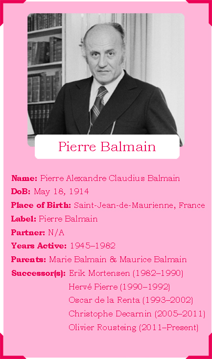 Pierre Balmain